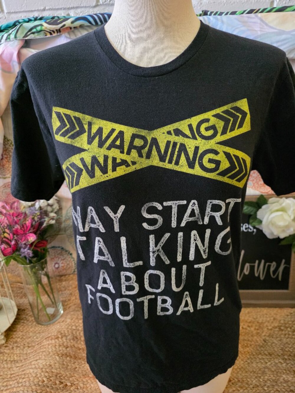 Women's Screen Football Tee